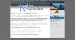 Desktop Screenshot of greatlakeslegalfoundation.org