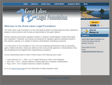 Tablet Screenshot of greatlakeslegalfoundation.org